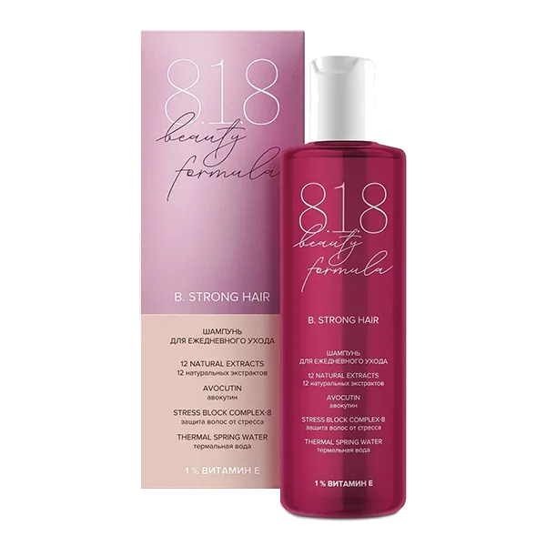 818 Beauty formula Шампунь B.STRONG HAIR Для ежедневного ухода 200мл