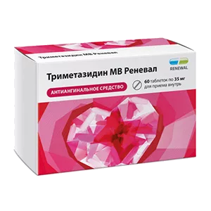 Триметазидин МВ Реневал таб пролонг высв п.п.о. 35мг N60