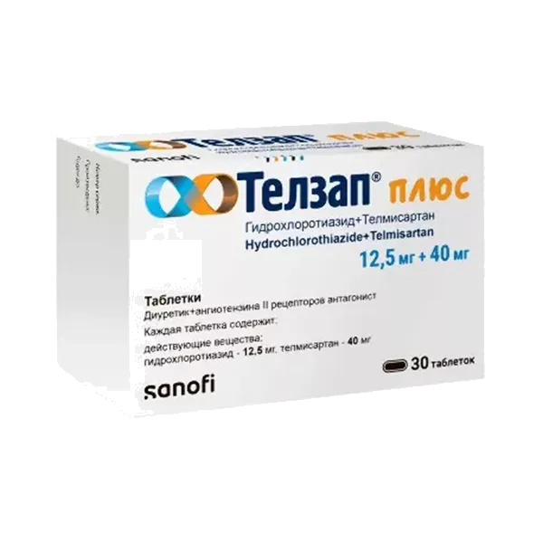 Телзап Плюс таб 12,5мг 40мг N30