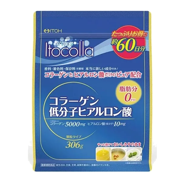 ITOH Коллаген с гиалуроновой кислотой порошок 306г N1