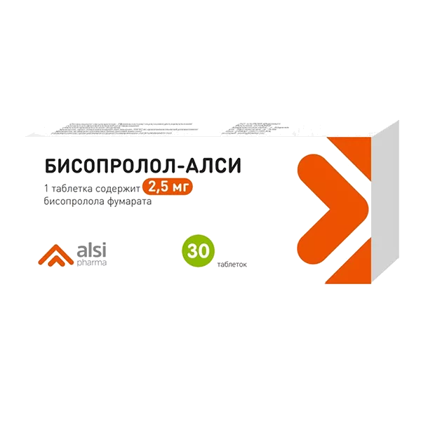 Бисопролол-АЛСИ таб 2,5мг N30