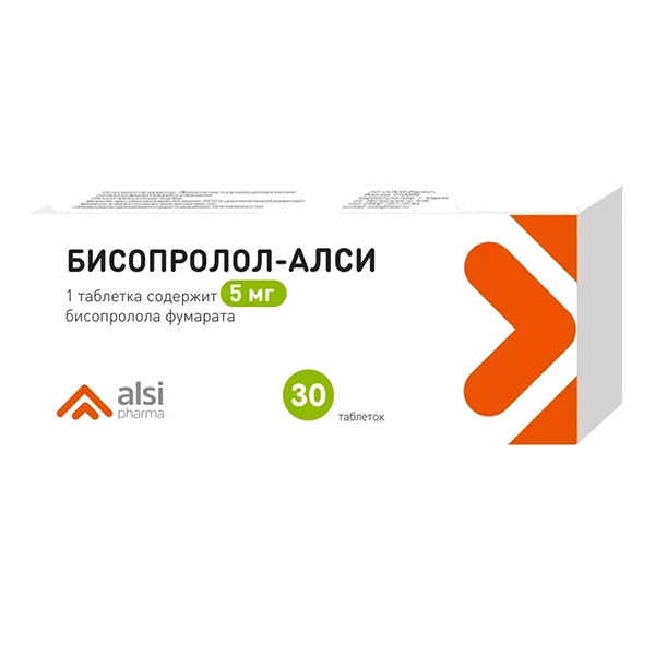 Бисопролол-АЛСИ таб 5мг N30