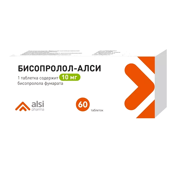 Бисопролол-АЛСИ таб 10мг N60