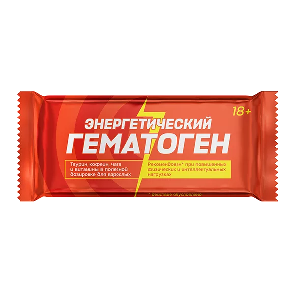 Гематоген для бодрости Энергетический плитка 50г N1