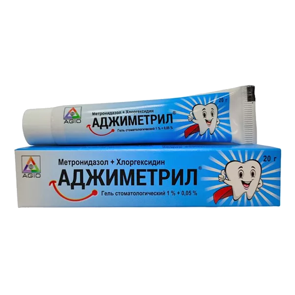 Аджиметрил 1%+0,05% гель стоматолог 20г N1
