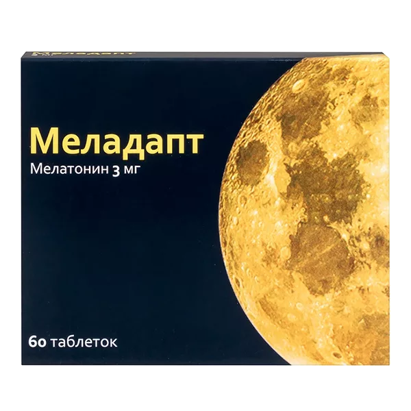 Меладапт таб п.п.о. 3мг N60