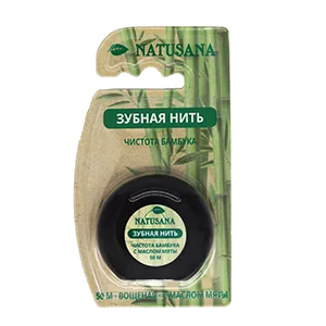 Зубная нить NATUSANA 50м
