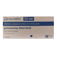 Дельтиба таб п.п.о. 50мг N48