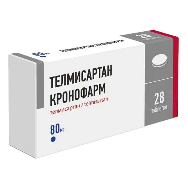 Телмисартан Кронофарм таб 80мг N28