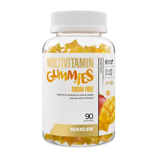 MAXLER Multivitamin Gummies Конфеты жевательные Манго 2г N90