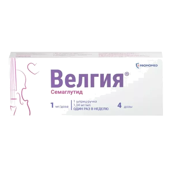 Велгия р-р для п/к вв 1мг/доза 3мл N1