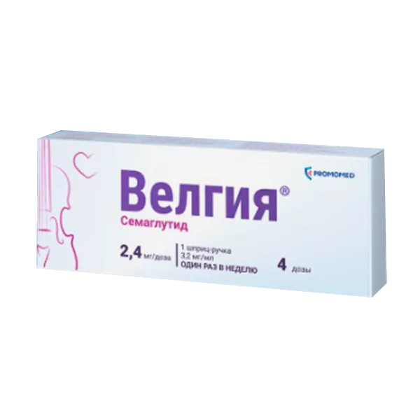 Велгия р-р для п/к вв 2,4мг/доза 3мл N1