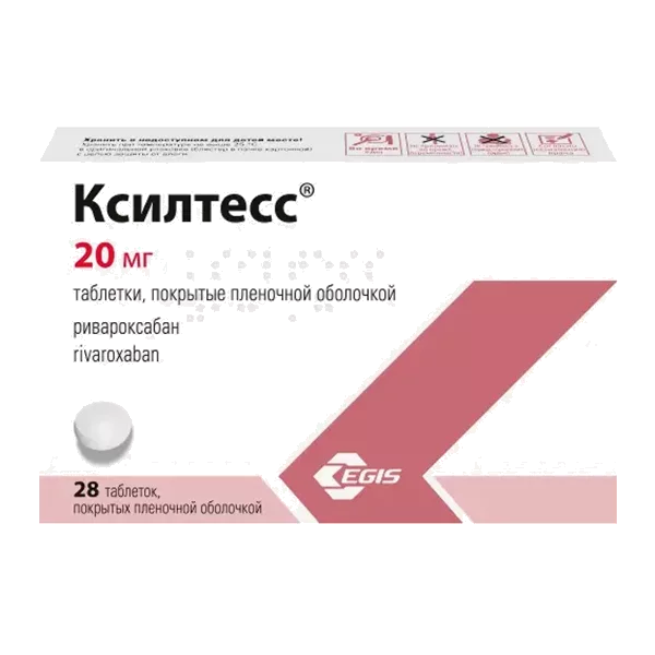 Ксилтесс таб п.п.о. 20мг N28