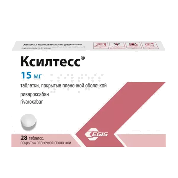 Ксилтесс таб п.п.о. 15мг N28