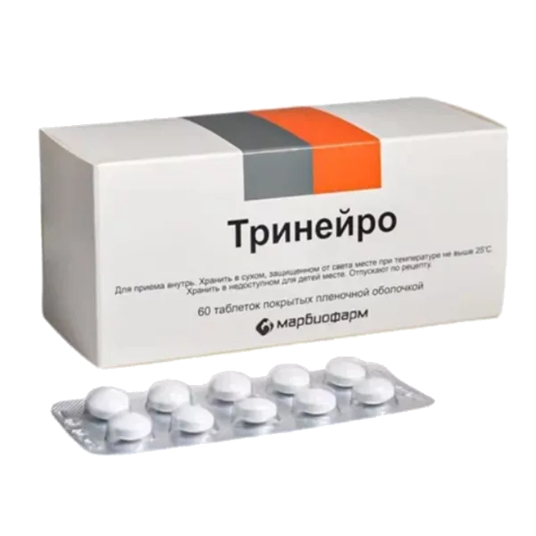 Тринейро 200мг+100мг+0,2 мг таб п.п.о. N60