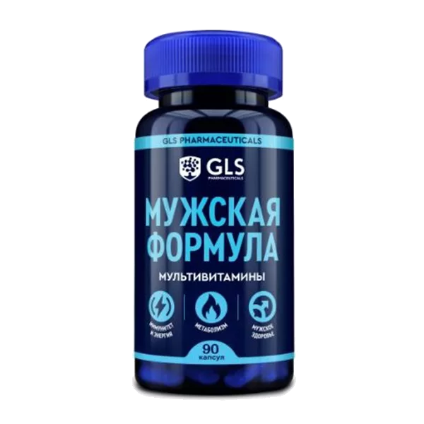 GLS МУЖСКАЯ ФОРМУЛА Мультивитамины капсулы 440мг N90