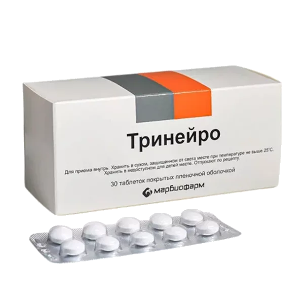 Тринейро 200мг+100мг+0,2 мг таб п.п.о. N30