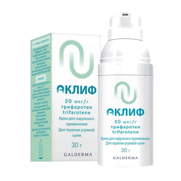 Аклиф крем д/наружн пр 0,005% 30г N1