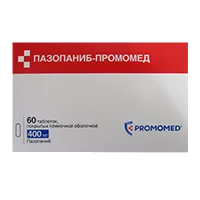 Пазопаниб-Промомед таб п.п.о. 400мг N60