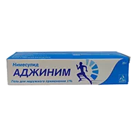 АДЖИНИМ гель д/наружн пр 1% 20г N1