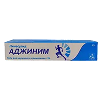АДЖИНИМ гель д/наружн пр 1% 50г N1