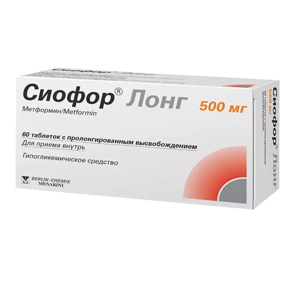 Сиофор Лонг таб пролонг высв 500мг N60