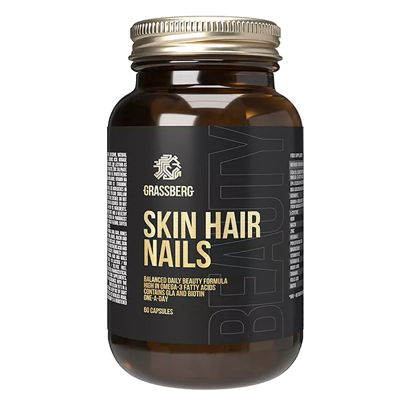 GRASSBERG Кожа Волосы Ногти Skin Hair Nails капсулы 748мг N60