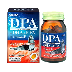 ORIHIRO DPA+DHA+EPA Омега-3 жирные кислоты капсулы 360мг N120