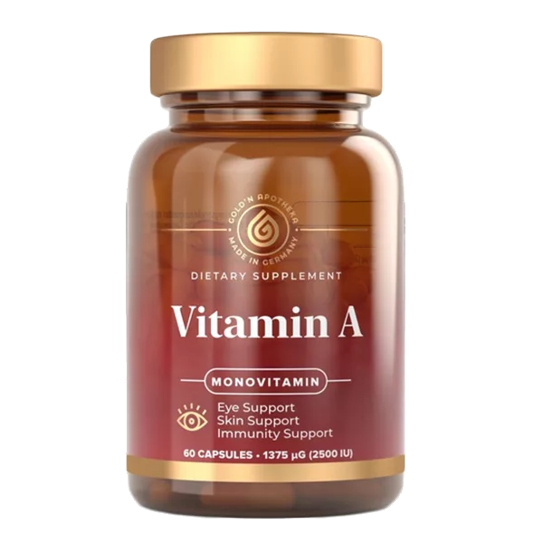 Goldn Apotheka Витамин А Vitamin A капсулы 0,37г N60