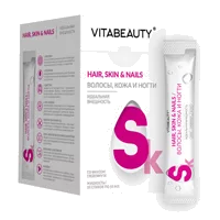 VITABEAUTY Волосы, кожа и ногти Hair, skin & nails жидкость 10мл N30
