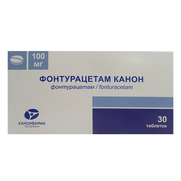 Фонтурацетам Канон таб 100мг N30