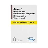 Фесго 600 мг+600 мг/10 мл р-р для п/к вв 10мл N1