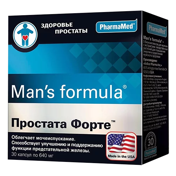 Mans formula Простата форте капсулы 640мг N30