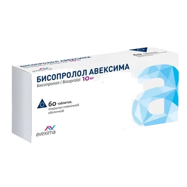 БИСОПРОЛОЛ АВЕКСИМА таб п.п.о. 10мг N60
