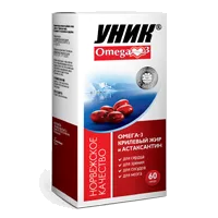 УНИК Омега-3 Крилевый Жир капсулы N60