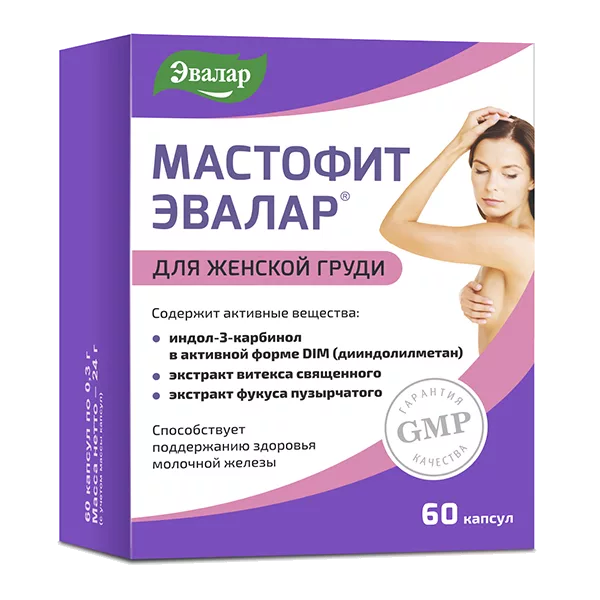 Мастофит капсулы ЭВАЛАР 0,3г N60