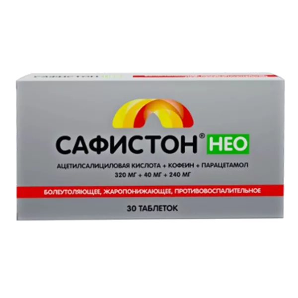 Сафистон Нео 320мг+40мг+240мг таб N30