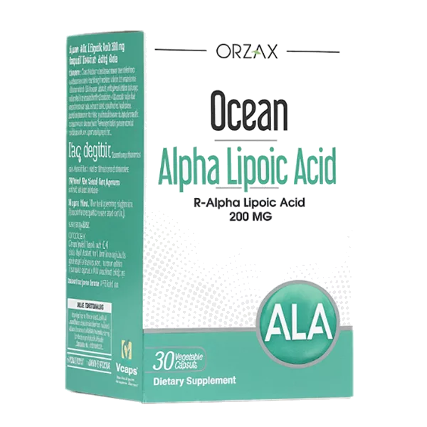 ORZAX Ocean Альфа Липоевая кислота Alpha Lipoic Acid капсулы 524мг N30