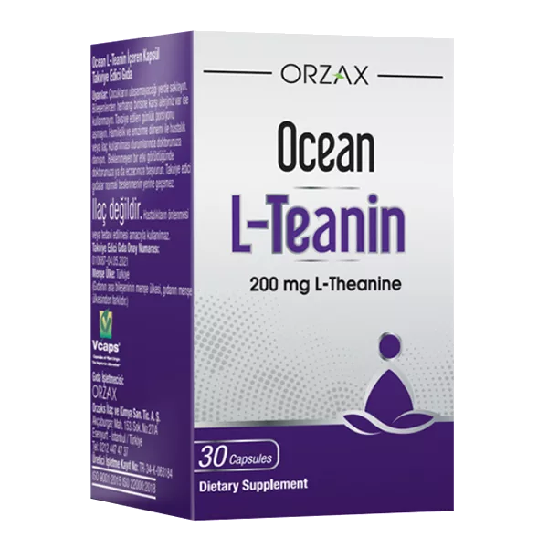 ORZAX Ocean L-Теанин L-Theanine капсулы 529мг N30