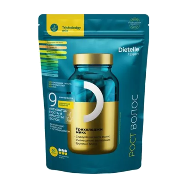Dietelle Expert ТРИХОЛОДЖИ Микс капсулы 760мг N60