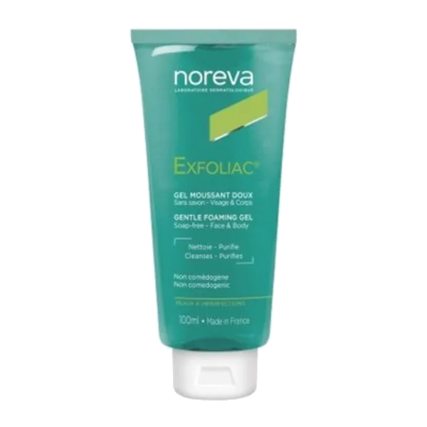 NOREVA Гель для лица Exfoliac мягкий Очищающий 100мл