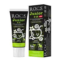 Зубная паста ROCS Junior Кокос и Ваниль 6-12 лет 74г