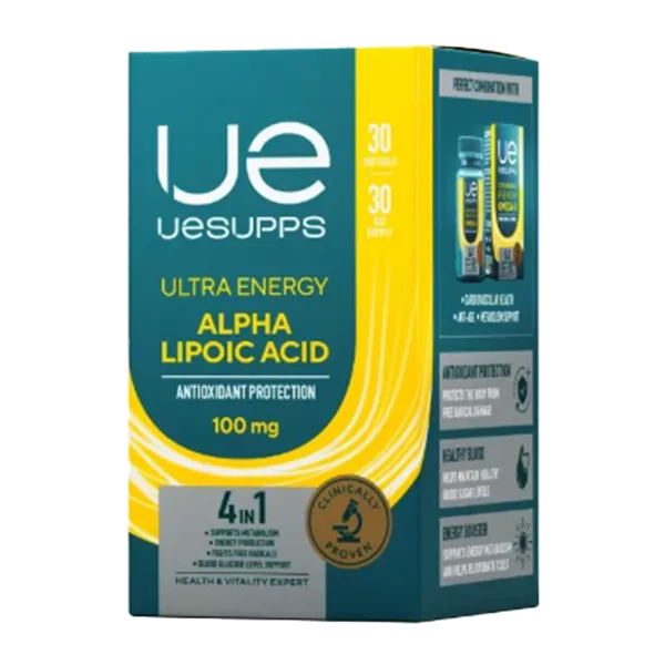 UESUPPS Ultra Energy Альфа-липоевая кислота капсулы 750мг N30