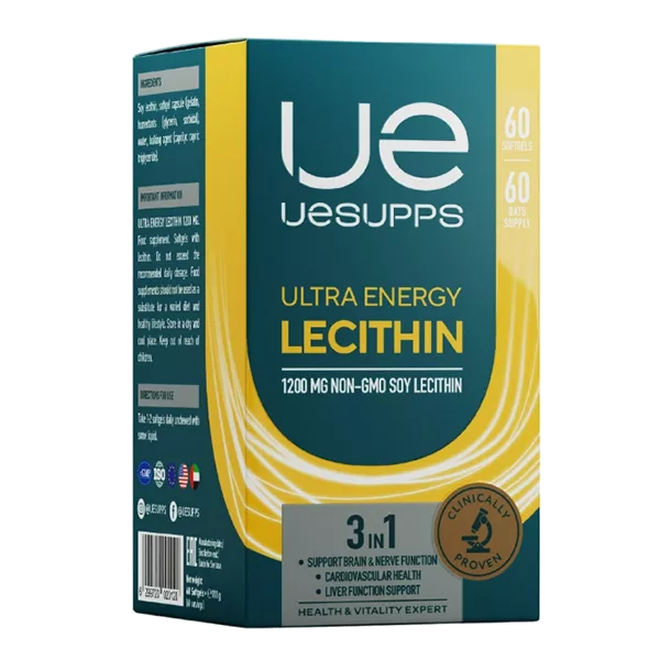 UESUPPS Ultra Energy Лецитин капсулы 1850мг N60