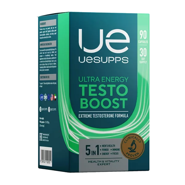 UESUPPS Ultra Energy Тестобуст капсулы 750мг N90