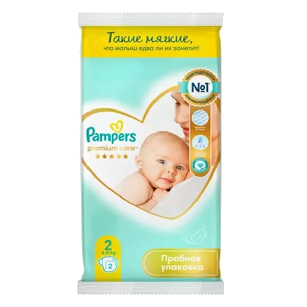Подгузники детские Pampers Premium Care 2 N2