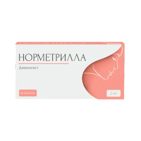 НОРМЕТРИЛЛА таб 2мг N28
