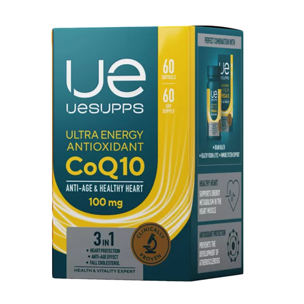 UESUPPS Ultra Energy Антиоксидант Коэнзим Q10 капсулы 380мг N60