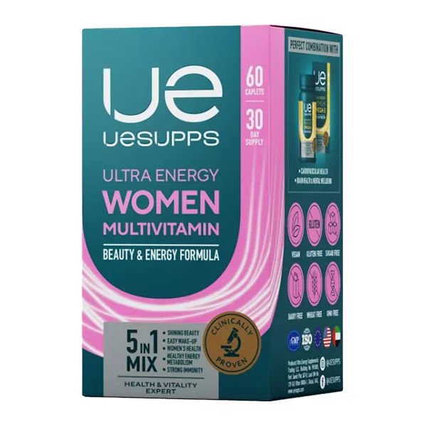 UESUPPS Ultra Energy Вимен Мультивитамин Формула таблетки 1650мг N60