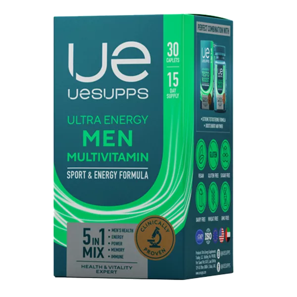 UESUPPS Ultra Energy Мен Мультивитамин Формула таблетки 1404,5мг N30